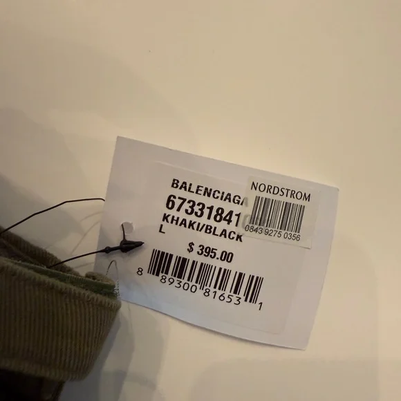 Balenciaga Khaki Green Baseball Cap - Picture 6 of 7